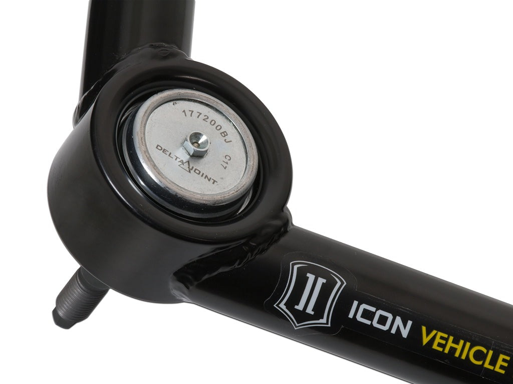 Icon 0-2" 2.5 Front CDCV Reservoir Shocks System w/ UCA Kit for 2011-2019 GMC Sierra 2500 HD 4WD RWD