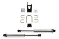 Fabtech Dual Steering Stabilizer System Opposing Style w/Dirt Logic 2.25 Shocks Kit for 2017-2024 Ford F250 Super Duty 4WD