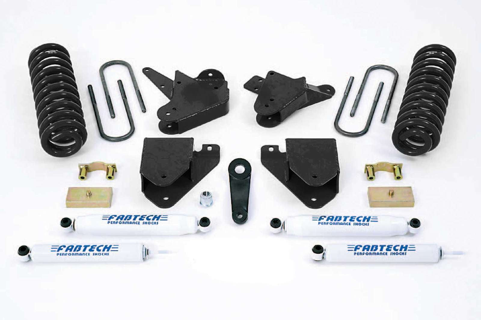 Fabtech 6" Basic System w/Performance Shocks Kit for 1999-2016 Ford F250 Super Duty RWD w/6" lift