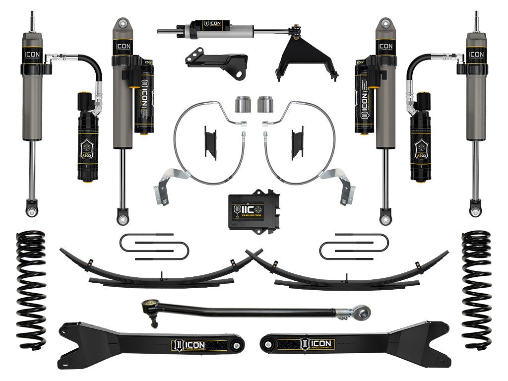 Icon 4.5" Stage 8 Suspension System w/Radius arm & Expansion Pack Kit for 2023-2025 Ford F250 Super Duty Gas
