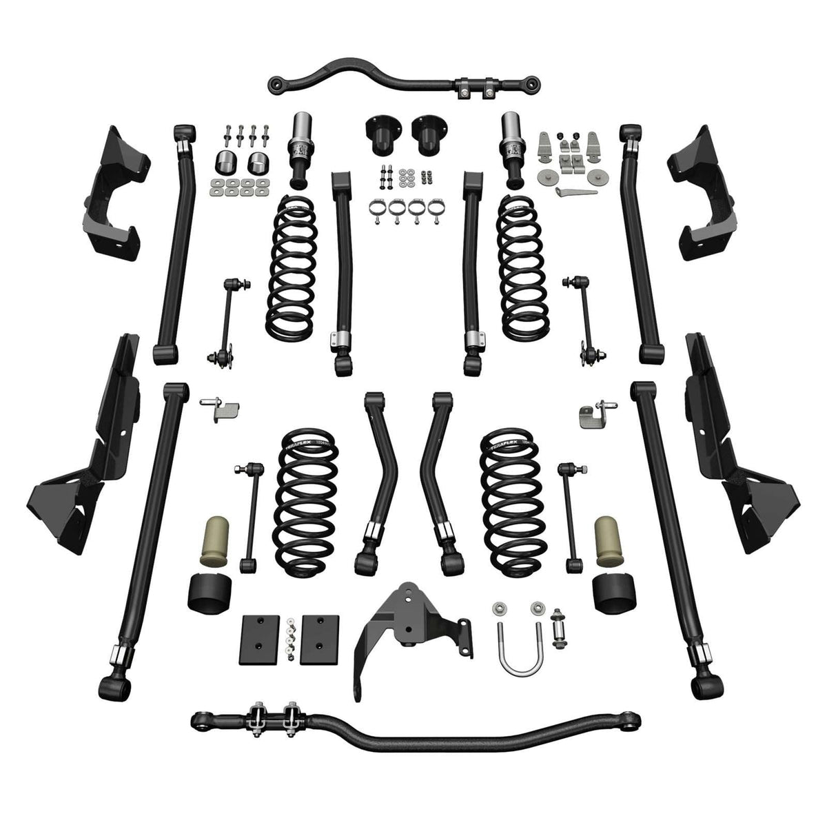 Teraflex 4" CT4 Suspension System Kit for 2007-2018 Jeep Wrangler JK 4WD