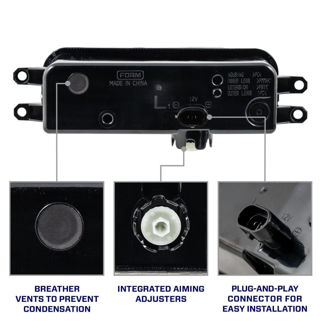 LED Fog Lights (pair) for 2025+ Toyota 4Runner
