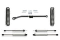 Fabtech 2.5" Basic Lift Kit w/Dirt Logic Shocks for 2017-2024 Ford F250 Super Duty 4WD w/2.5" lift