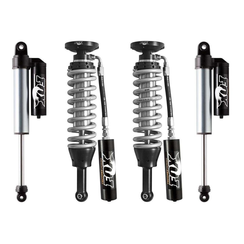 Fox 2.5 Factory Series Coilovers & Shocks w/ Reservoirs Set for 2007-2014 Chevrolet Avalanche 1500 4WD RWD w/0-3" lift