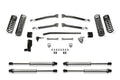 Fabtech 5" Trail System w/Dirt Logic 2.25 Shocks Kit for 2018-2024 Jeep Wrangler JL 4WD w/5" lift