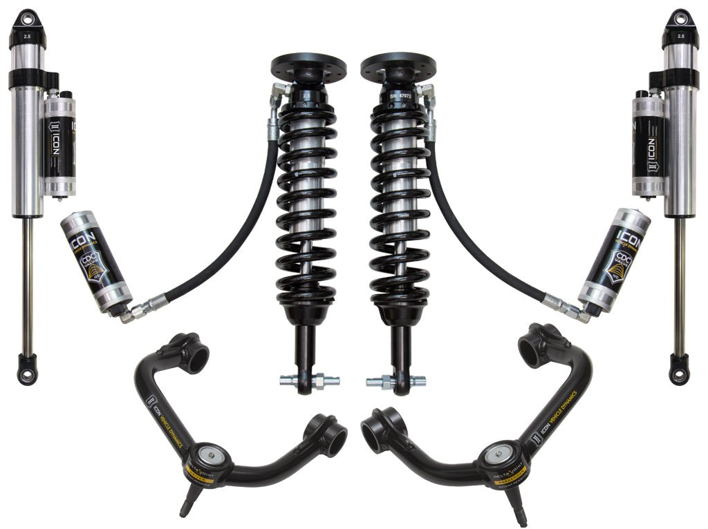 Icon 1.75-3" Suspension System - Stage 5 Tubular Kit 2015-2020 Ford F-150 RWD