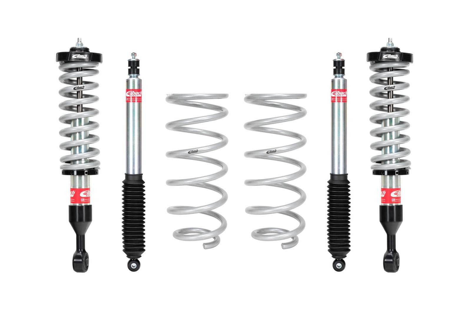 Eibach Pro-Truck Coilover Stage 2 + Rear Shocks w/Pro-Lift Spring Kit for 2003-2009 Toyota 4Runner 4WD RWD w/1.5-4" lift
