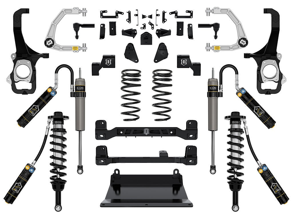 Icon 6" Stage 6 Suspension System Billet CDXS Kit for 2022-2024 Toyota Tundra Full Hybrid EV Gas