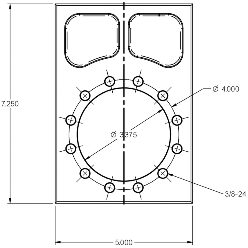 Camburg 4130 TT Bolt-on Spindle Snout Block