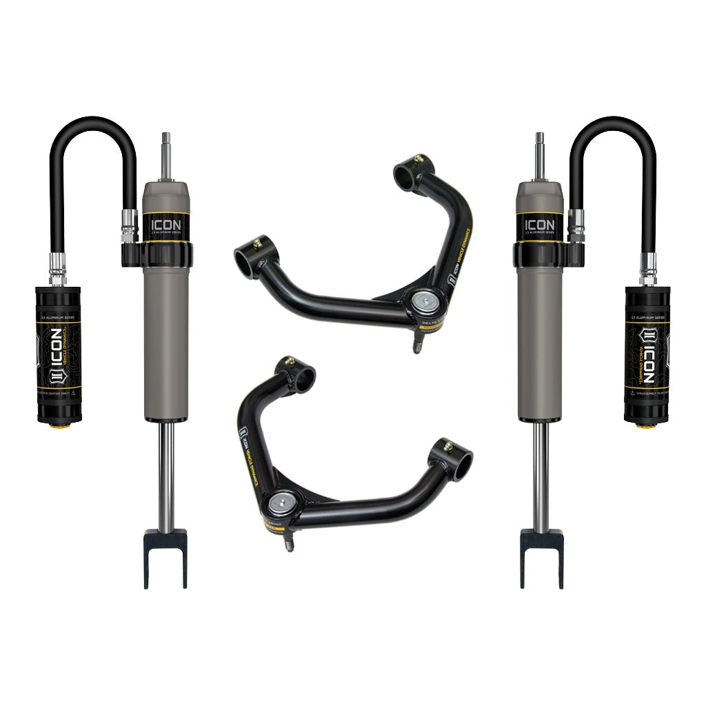 ICON 78724 GM 2500/3500 HD 0-2" Lift 2.5 VS RR Shock System Tubular UCA