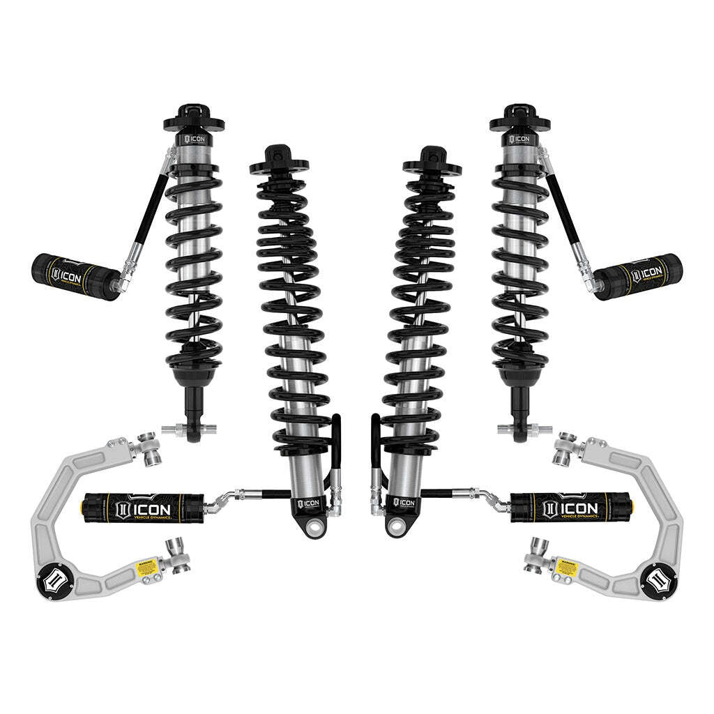 ICON K40014 Stage 4 Suspension System Billet UCA Ford Bronco Sasquatch 2-3" Lift