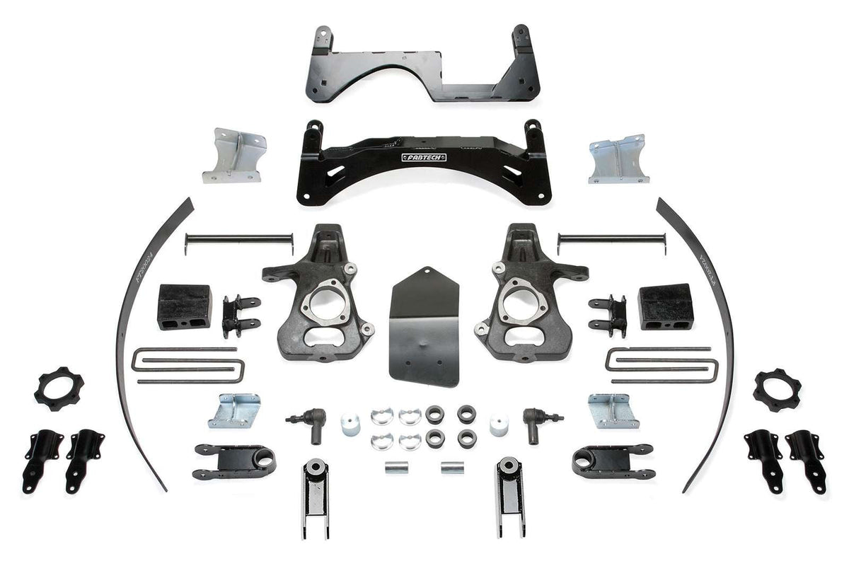 Fabtech 6" Basic System Kit for 2014-2018 Chevrolet Silverado 1500 4WD w/6" lift