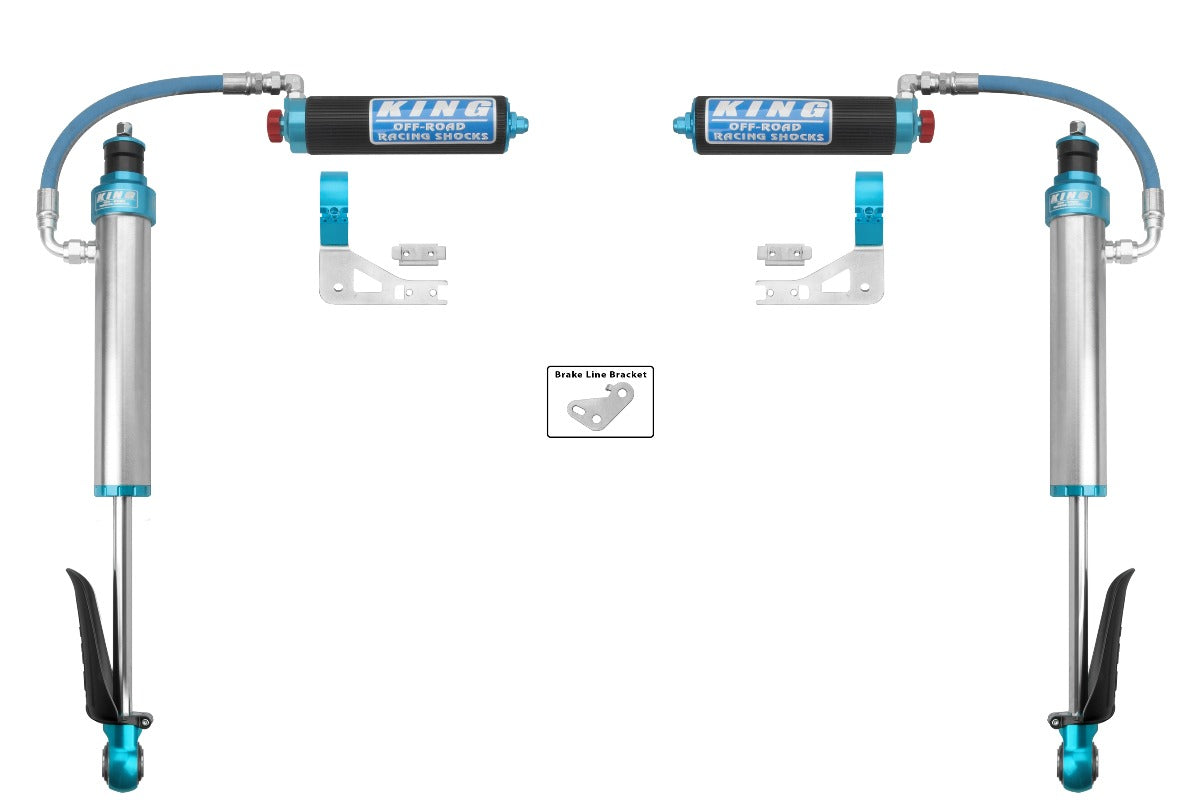 King Shocks 2.5 Performance w/ Adjustable Remote Reservoir Shocks Rear Pair for 2024-2026 Lexus GX550 4WD RWD Exclusion | Does not work with vehicles equipped with OEM KDSS or E-KDSS