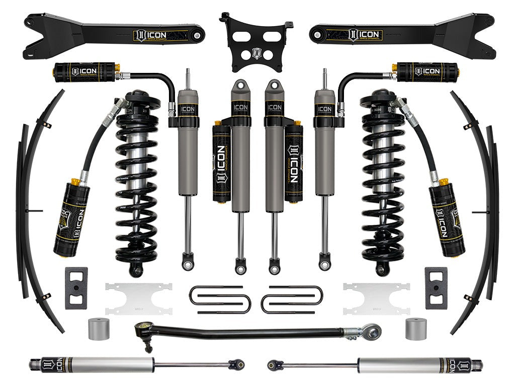 Icon 2.5-3" Stage 5 Coilover Conv System w/Radius Arms + Expansion Pack Kit for 2023-2026 Ford F350 Super Duty Diesel