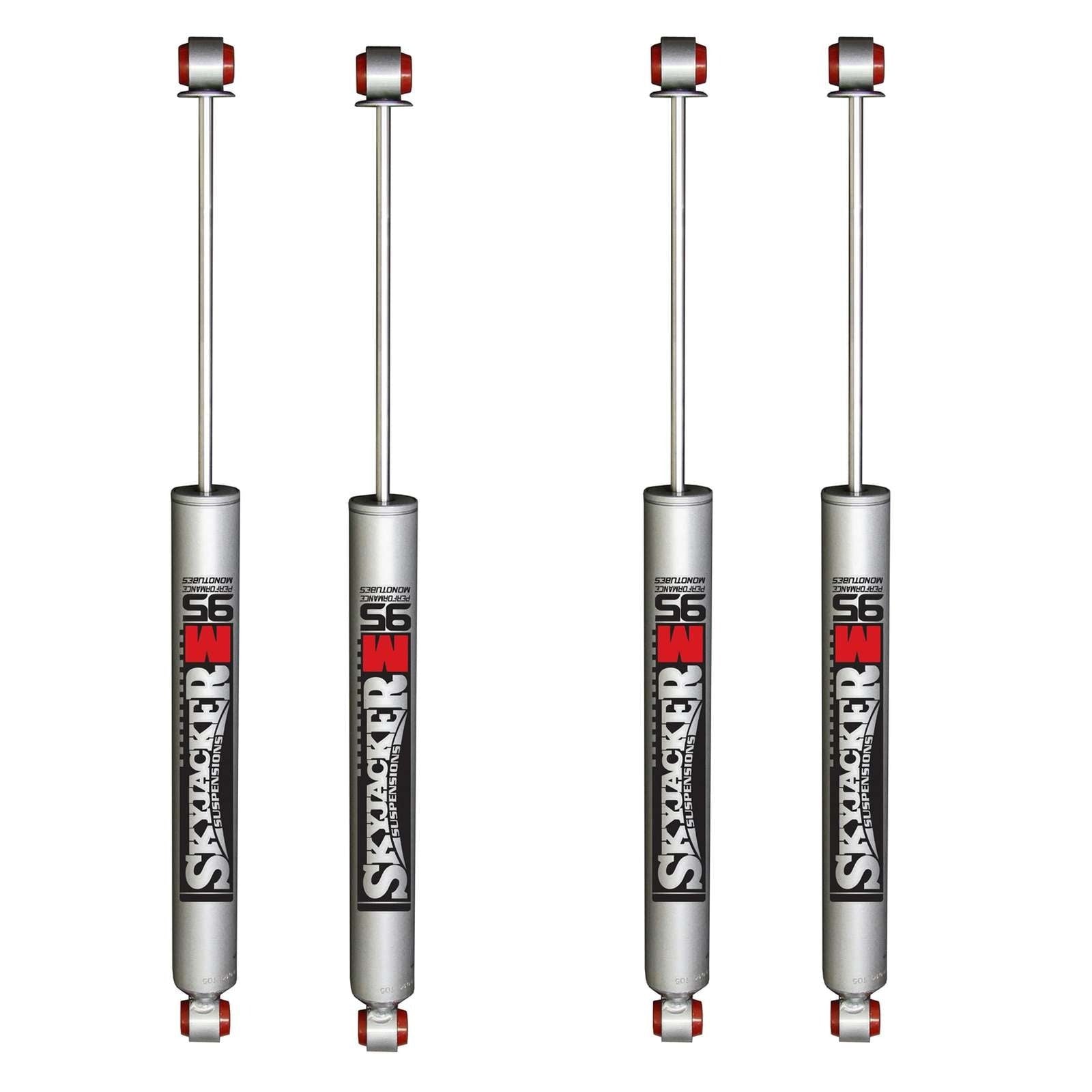 Skyjacker M95 Monotube Gas Shocks Set for 1986-1998 Ford F350 4WD Straight Axle