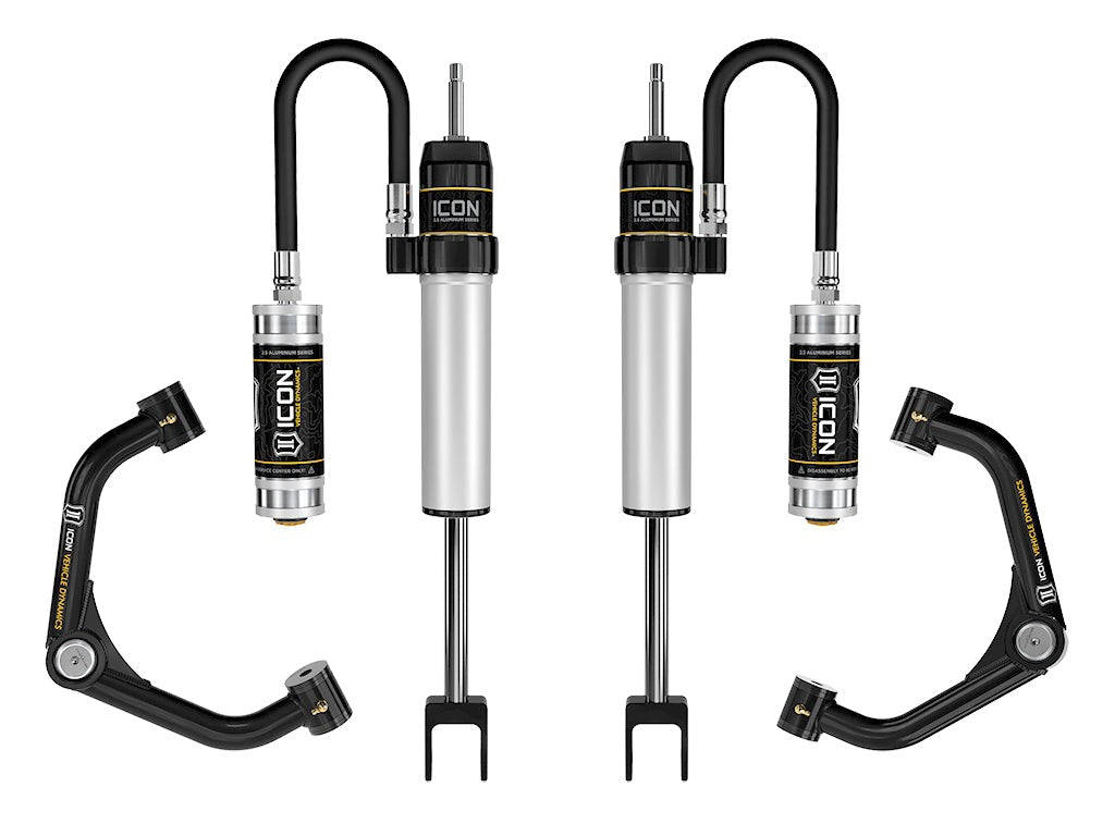 Icon 0-2" RR Shocks System w/ Tube UCA Kit for 2020-2024 GMC Sierra 2500 HD 4WD RWD