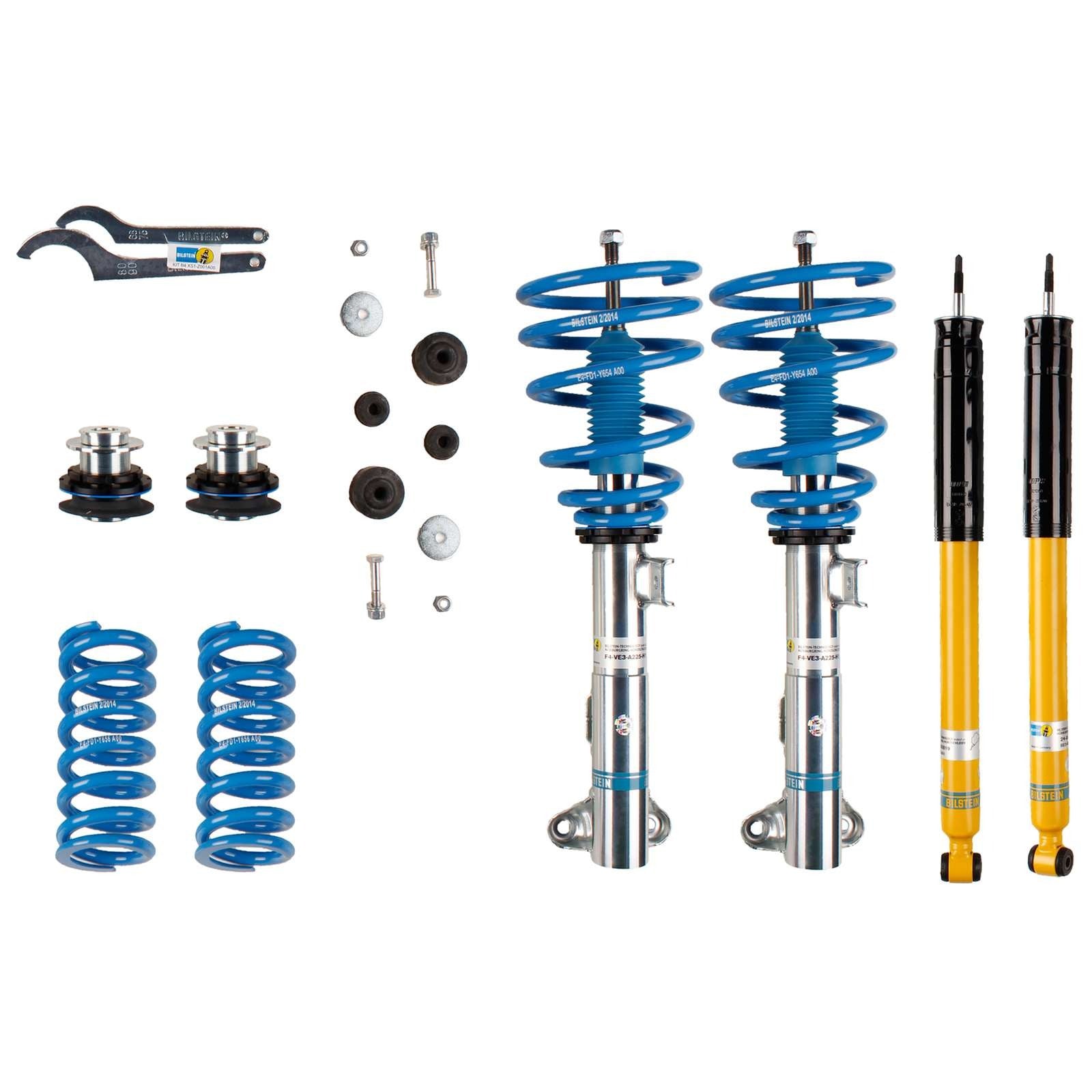 Bilstein B14 PSS Suspension Kit for 2007-2009 Mercedes-Benz CLK550 RWD 30-50mm