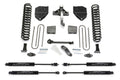 Fabtech 4" Basic System w/Stealth Shocks Kit for 2017-2024 Ford F350 Super Duty 4WD w/4" lift