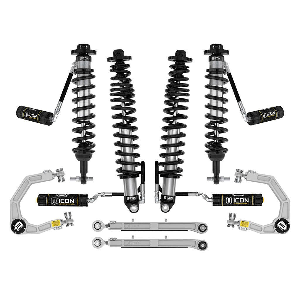 ICON K40005 Stage 5 Suspension System Billet UCA Ford Bronco Non-Sasquatch 3-4" Lift