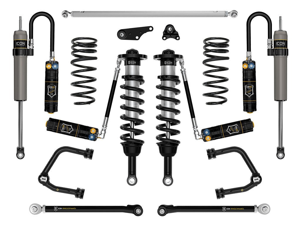 Icon 1.25-3" Lift Stage 9 Suspension System Tubular Kit for 2025 Toyota 4Runner 4WD