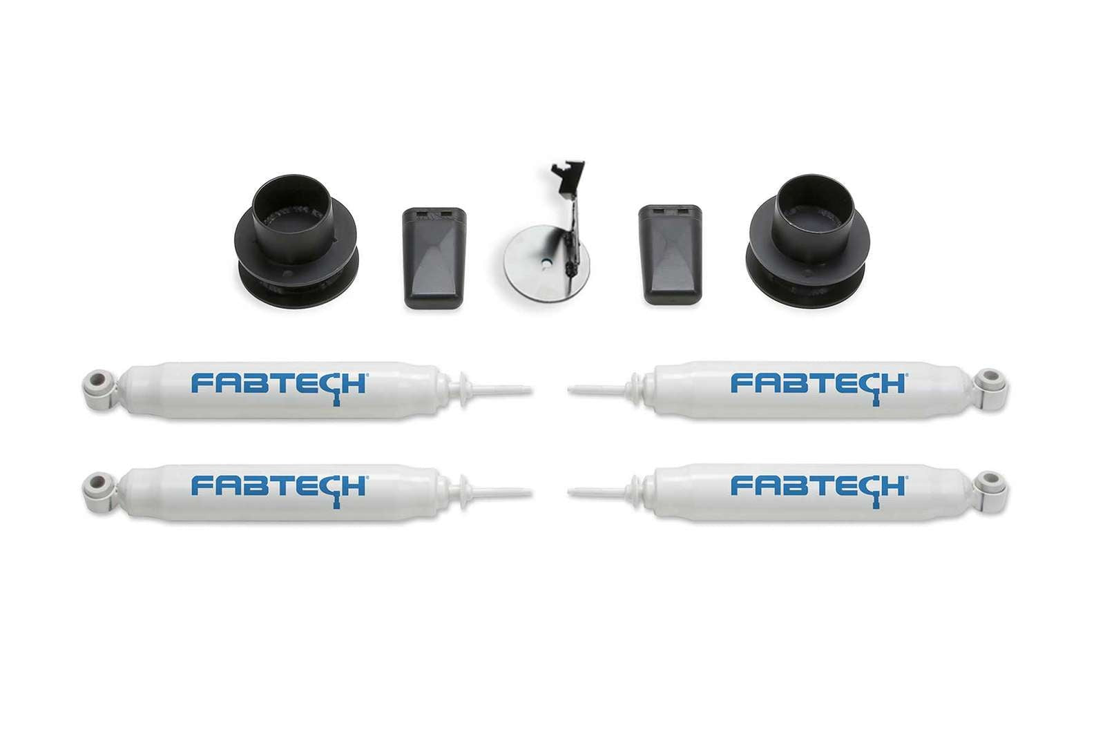 Fabtech 2.5" Coil Spacer Lift Kit w/Performance Shocks for 2019-2024 Ram 2500 4WD w/2.5" lift