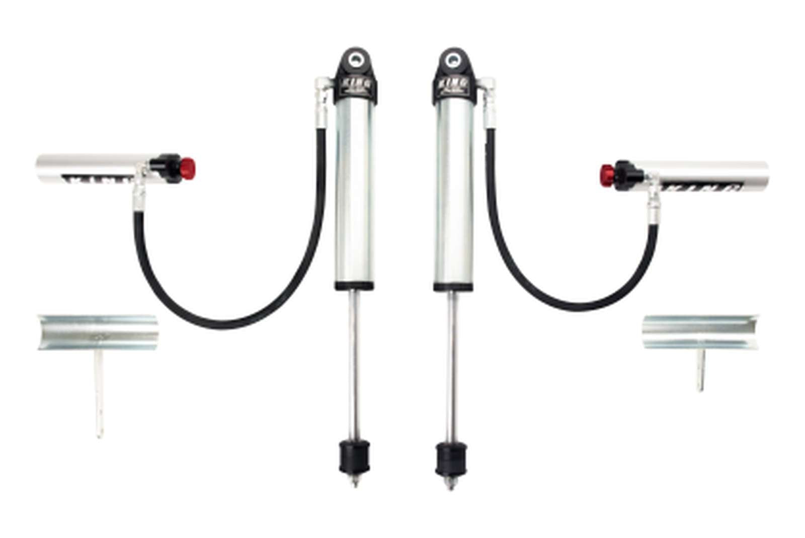 King Shocks 2.5 Performance w/ Remote Reservoir Shocks Front Pair for 2013-2020 Mercedes G Series 4WD