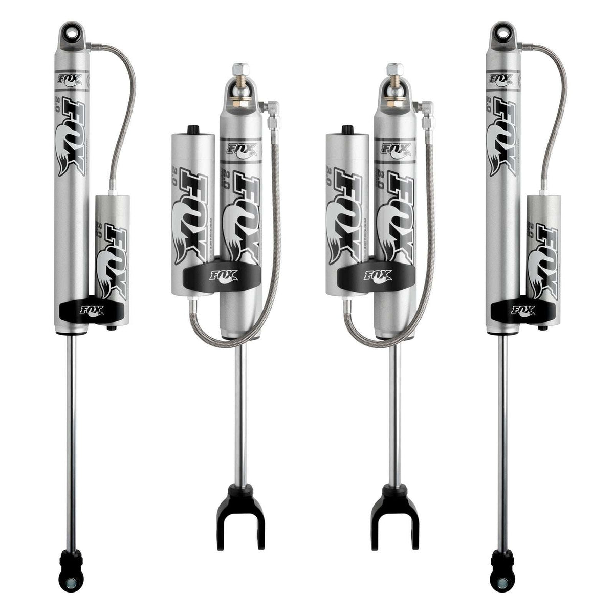 Fox 2.0 Performance Series Shocks w/ Reservoir Set for 2011-2019 GMC Sierra 2500 HD 4WD RWD