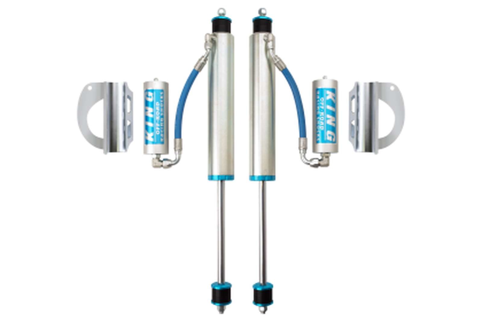 King Shocks 2.5 Performance w/ Remote Reservoir Shocks Front Pair for 1989-1997 Toyota Land Cruiser 80 4WD