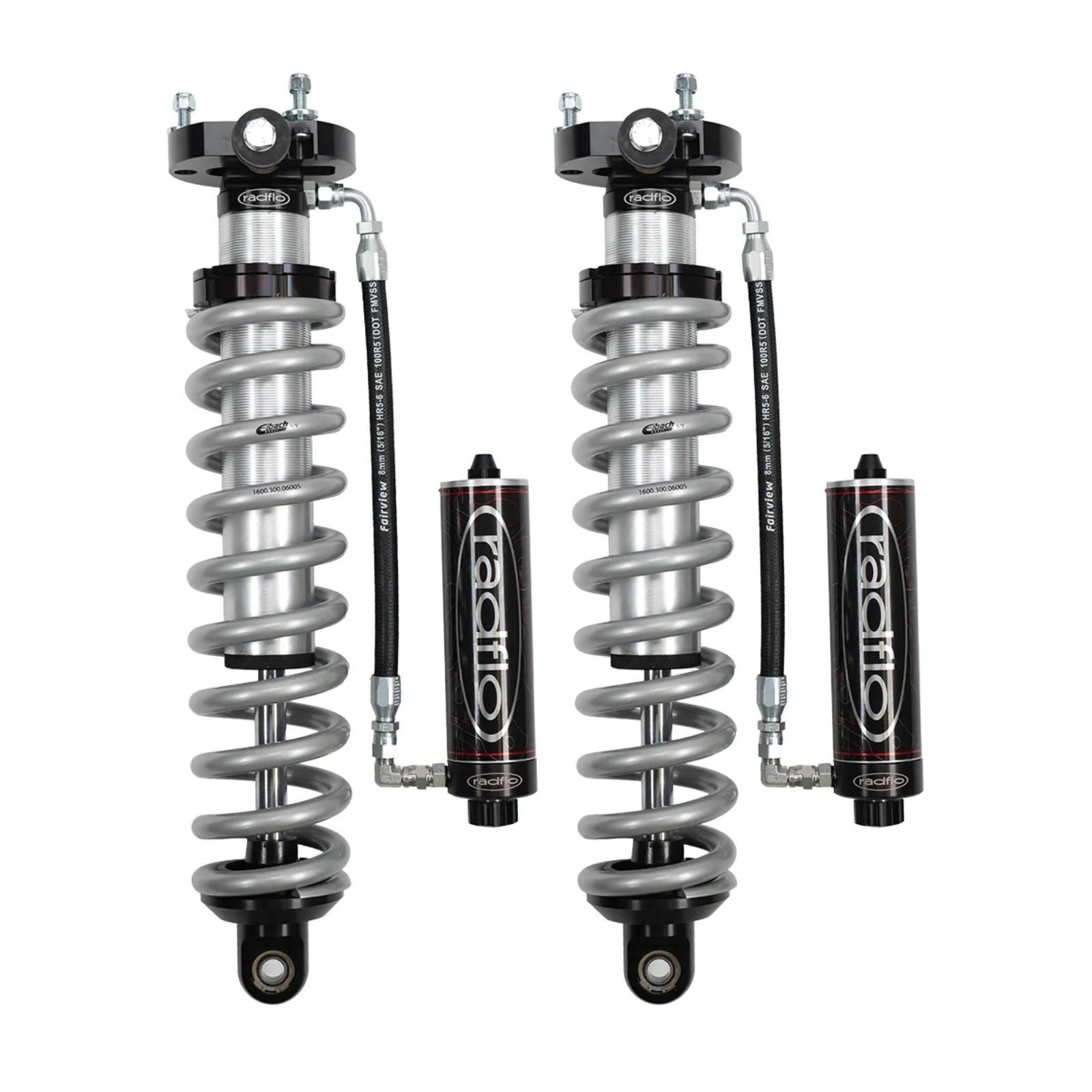 Radflo 2.5 600R Pro Coilover Kit w/Reservoir + Compression Adjuster for 2025-2026 Toyota 4Runner w/2-2.5" lift