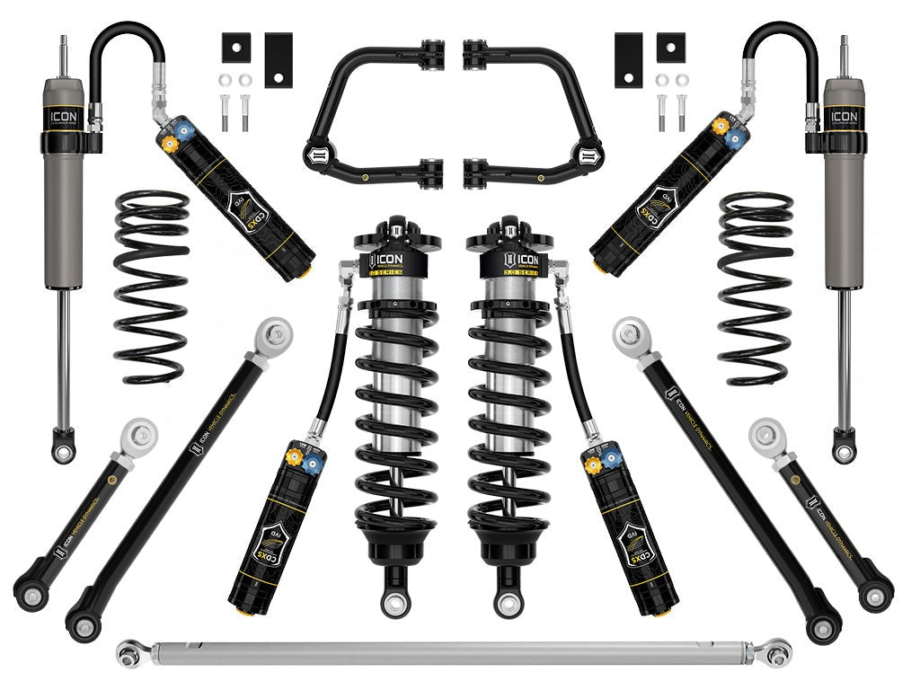 Icon 3-4.25" Stage 1 3.0 Suspension System CDXS Tubular Kit for 2023-2025 Toyota Sequoia 4WD