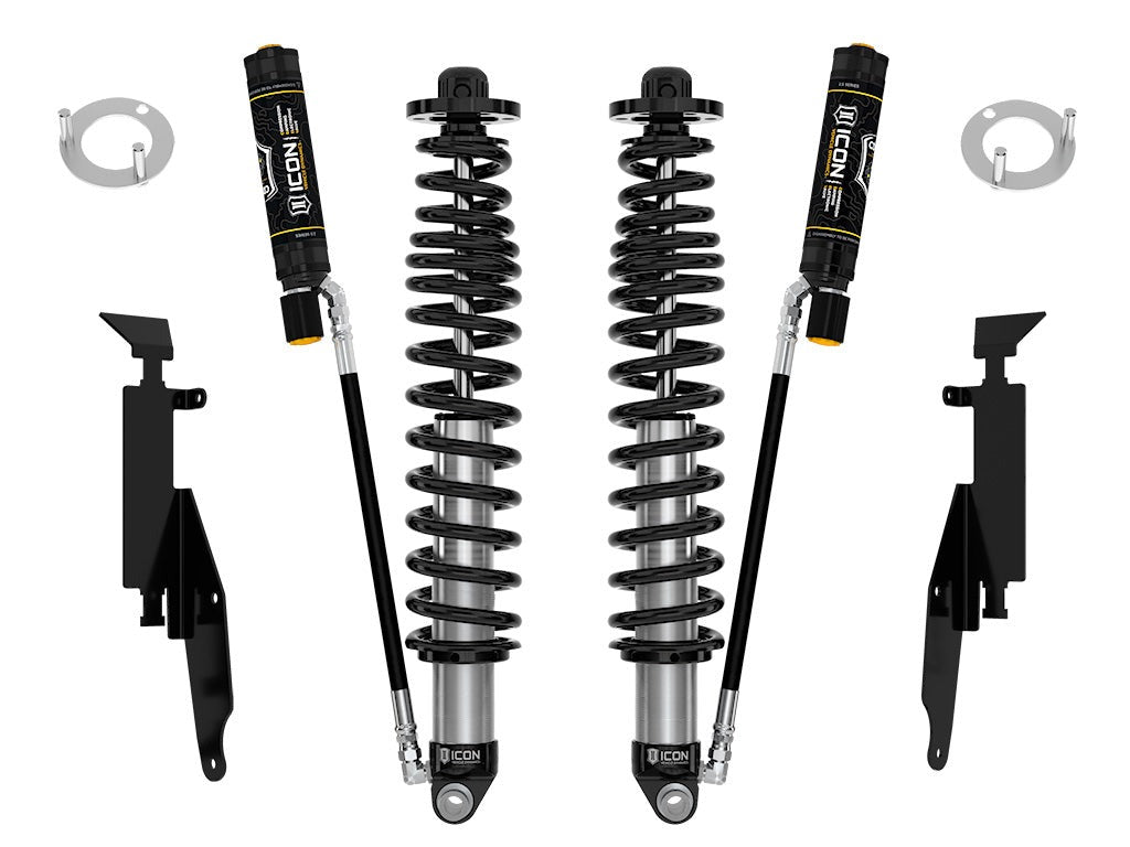 Icon 2.5 Remote Reservoir Coilovers CDEV Rear Pair for 2021-2024 Ford Bronco