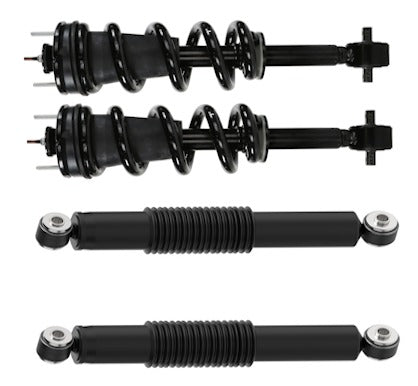 GMC Sierra 1500, Chevrolet Silverado 1500 OE Spectrum Complete Set Front Left, Front Right, Rear Active to Passive Suspension Conversion Kit