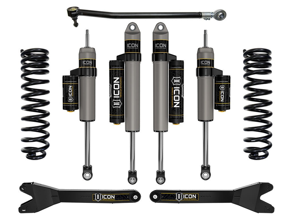 Icon 2.5" Stage 3 Suspension System w/Radius Arms Kit for 2023-2025 Ford F250 Super Duty 4WD Gas