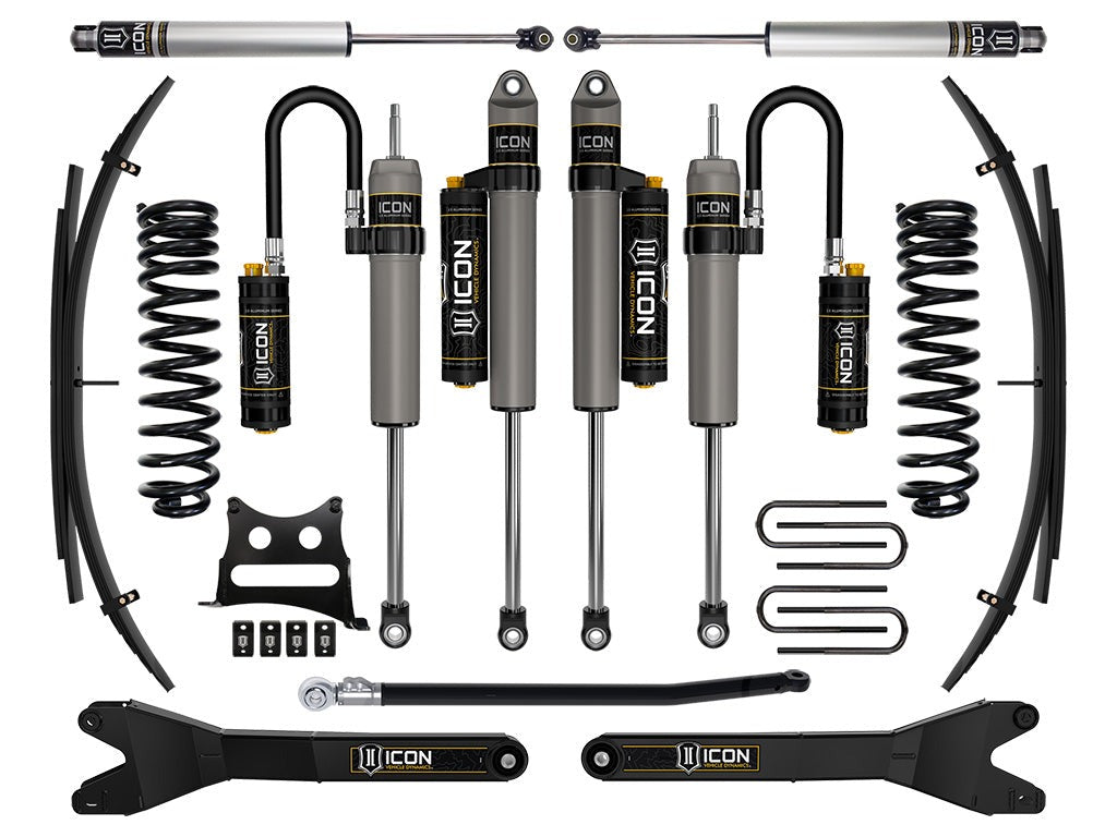 Icon 2.5" Stage 6 Suspension System w/Expansion Pack Kit for 2011-2016 Ford F250 Super Duty 4WD Diesel Std Cab Pickup