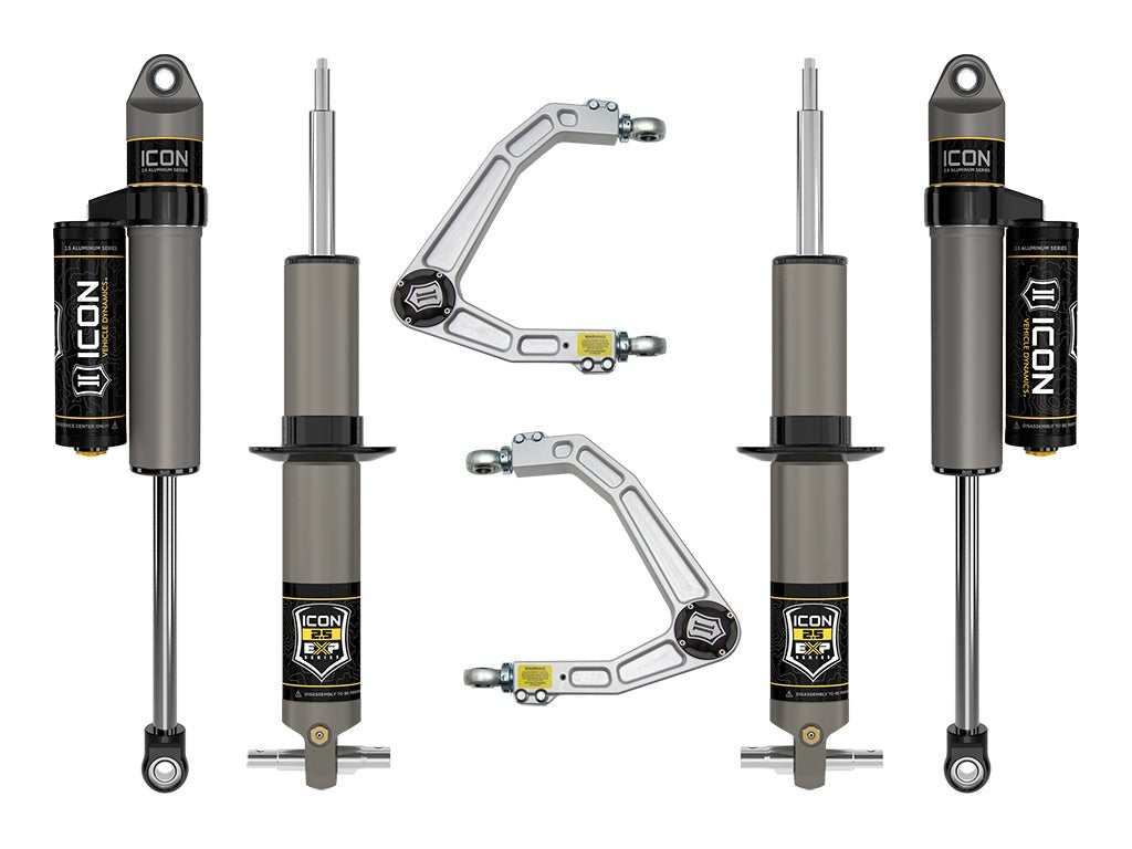 Icon 2.38-3.75" Stage 3 Expansion Suspension System w/Billet UCA Kit for 2020-2023 Chevrolet Silverado 1500