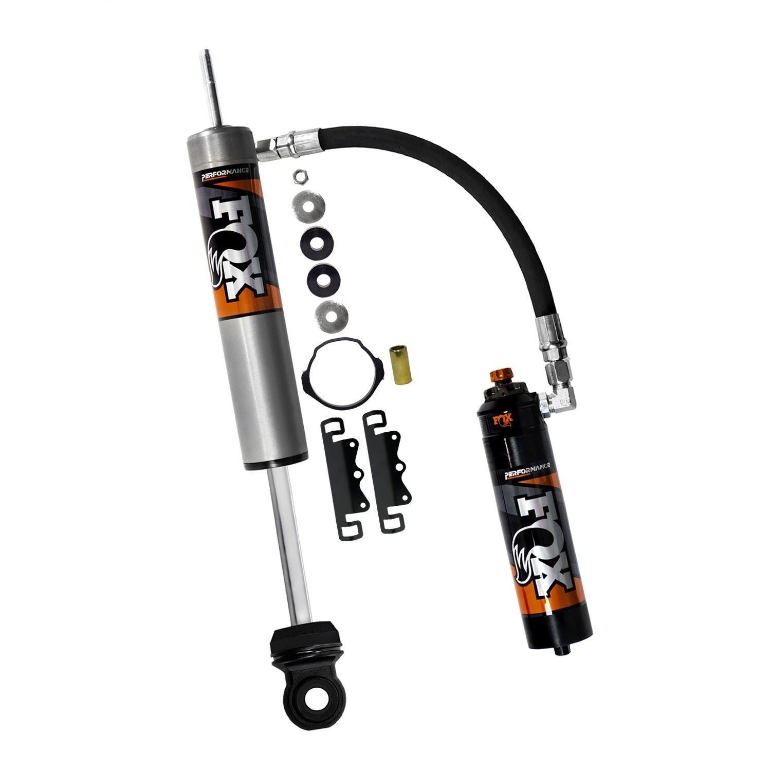FOX 883-26-112 Rear Performance Elite Series 2.5 Reservoir Shock (Pair) - Adjustable Toyota Tacoma 0-1.5" Lift