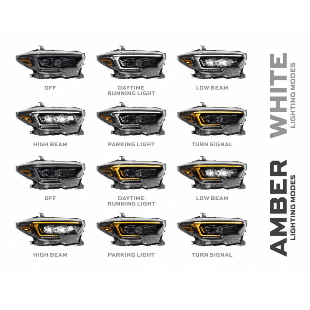 XB Evo LED Headlights Fits 2016-2023 Toyota Tacoma
