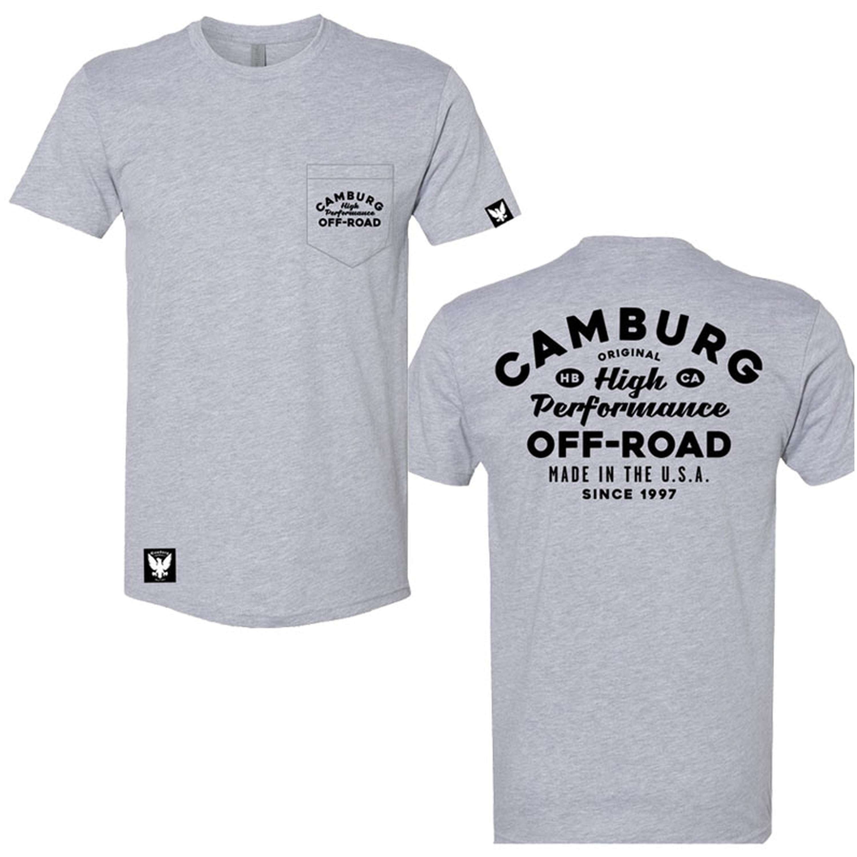 Camburg Speed Shop Pocket Size 3X-Large T-Shirt - grey