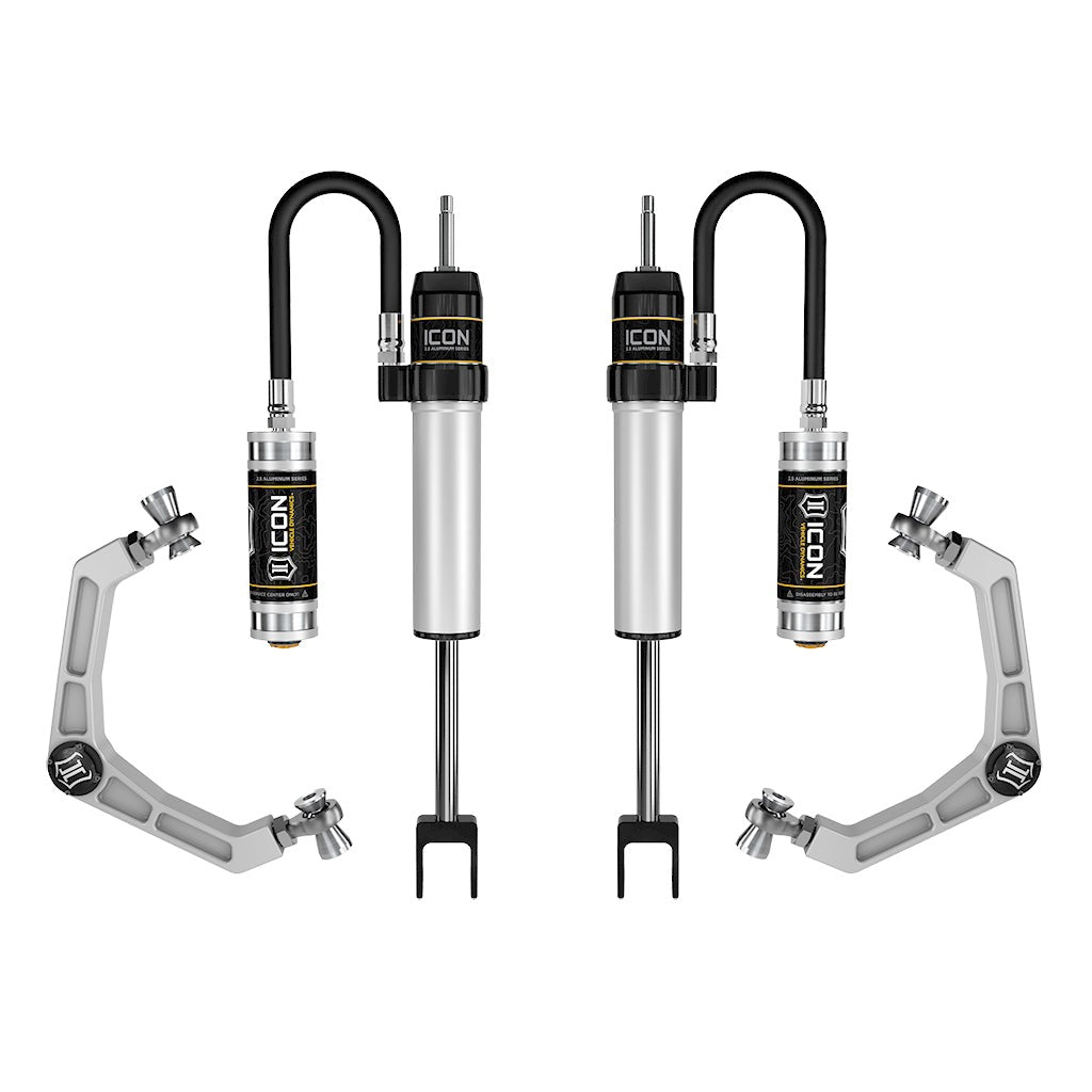 ICON 78734 GM 2500/3500 HD 0-2" Lift 2.5 VS Shock System RR/CDCV Billet UCA