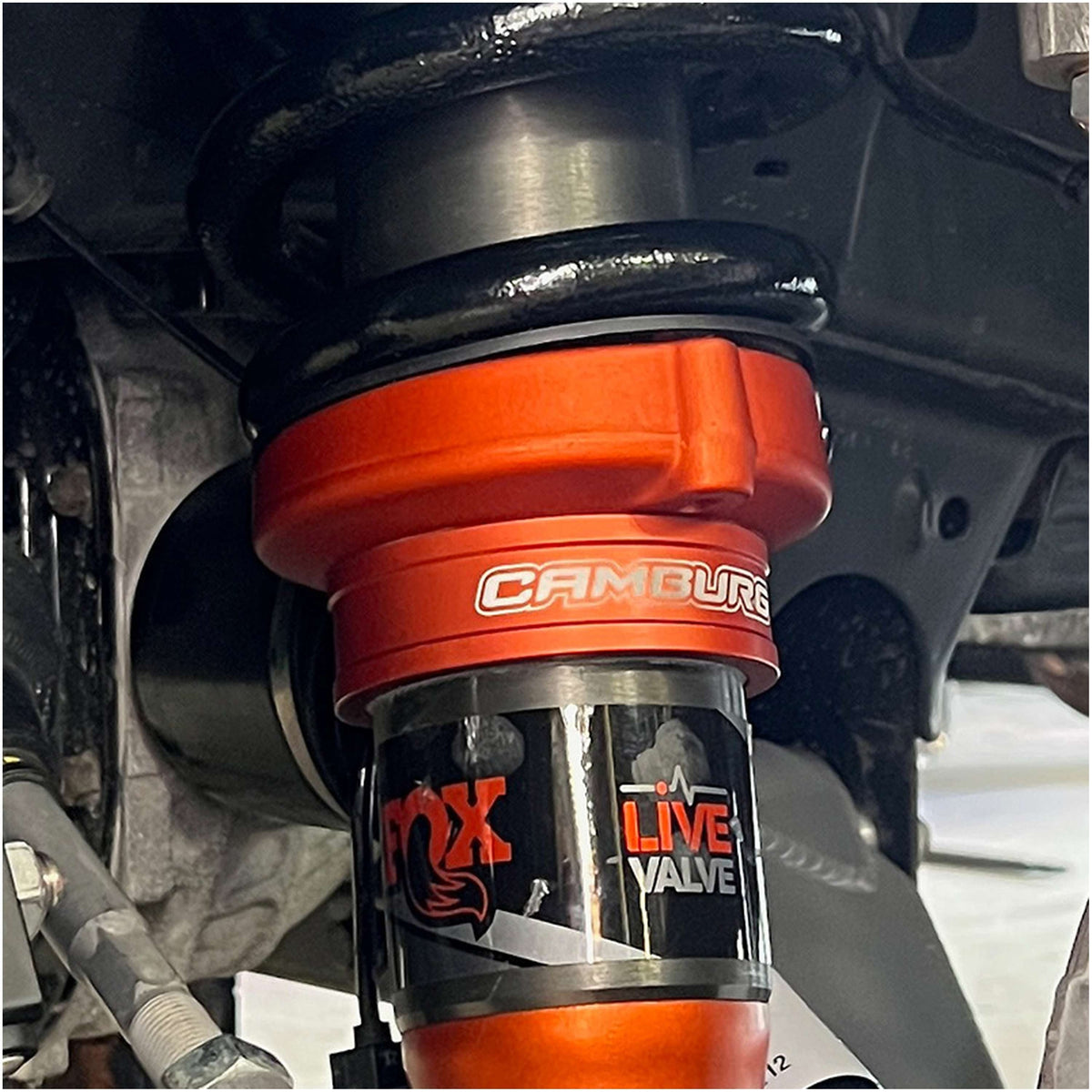 Camburg Ford Raptor '21-23 1" Front Spring Preload Spacer Kit (FOX Orange)
