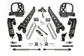 Fabtech 4" Radius Arm System w/Dirt Logic 4.0 Coilovers & Rear 2.25 Shocks Kit for 2008-2016 Ford F350 Super Duty 4WD w/4" lift