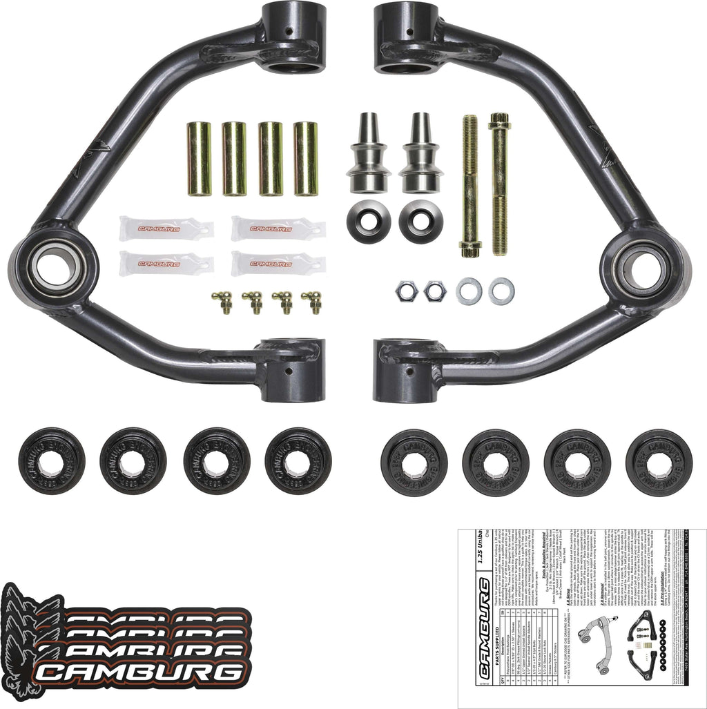 Camburg Chevy/GMC Colorado 2wd/4wd '15-22 1.25" Performance Uniball Upper Arms