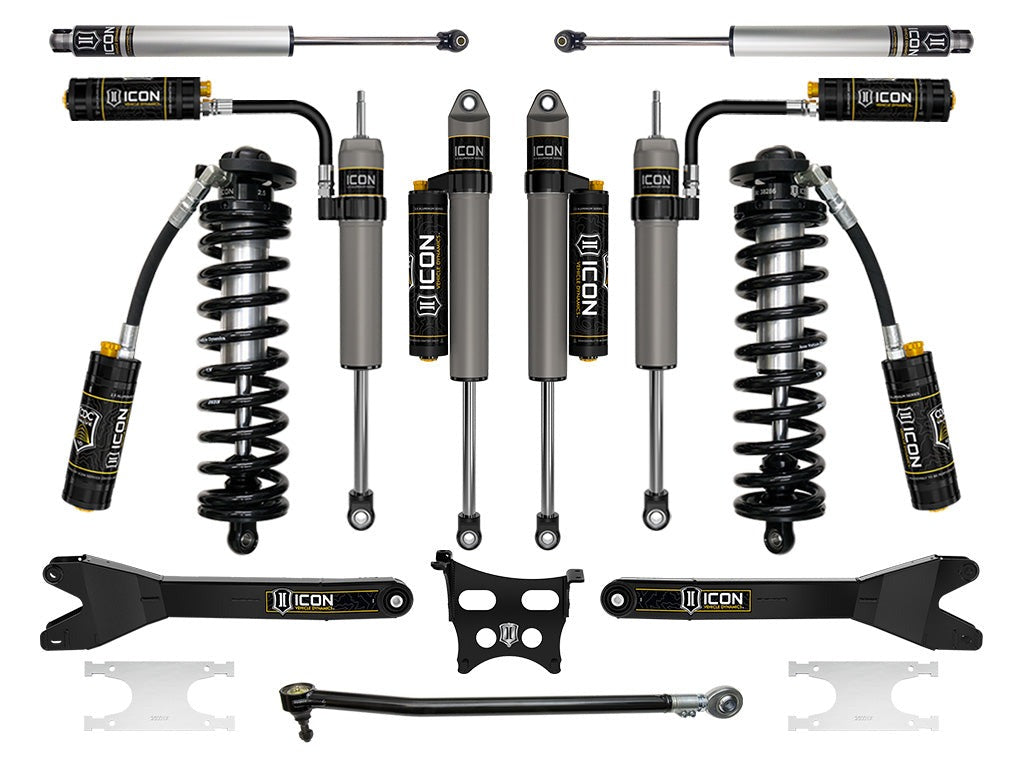 Icon 2.5-3" Stage 5 Coilover Conversion System w/Radius Arms Kit for 2023-2025 Ford F250 Super Duty Diesel