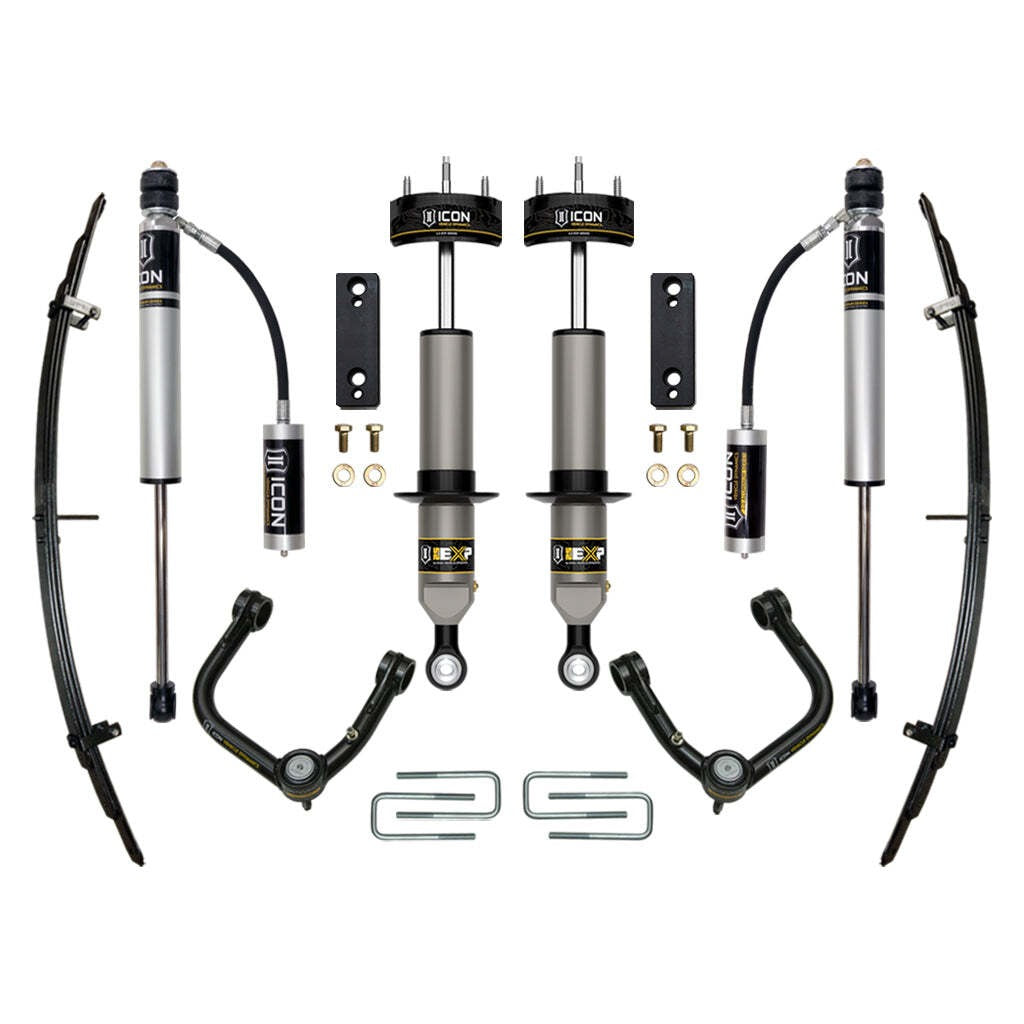 ICON K53222T Stage 3 EXP Suspension System Tubular Toyota Tacoma 1-2" Lift