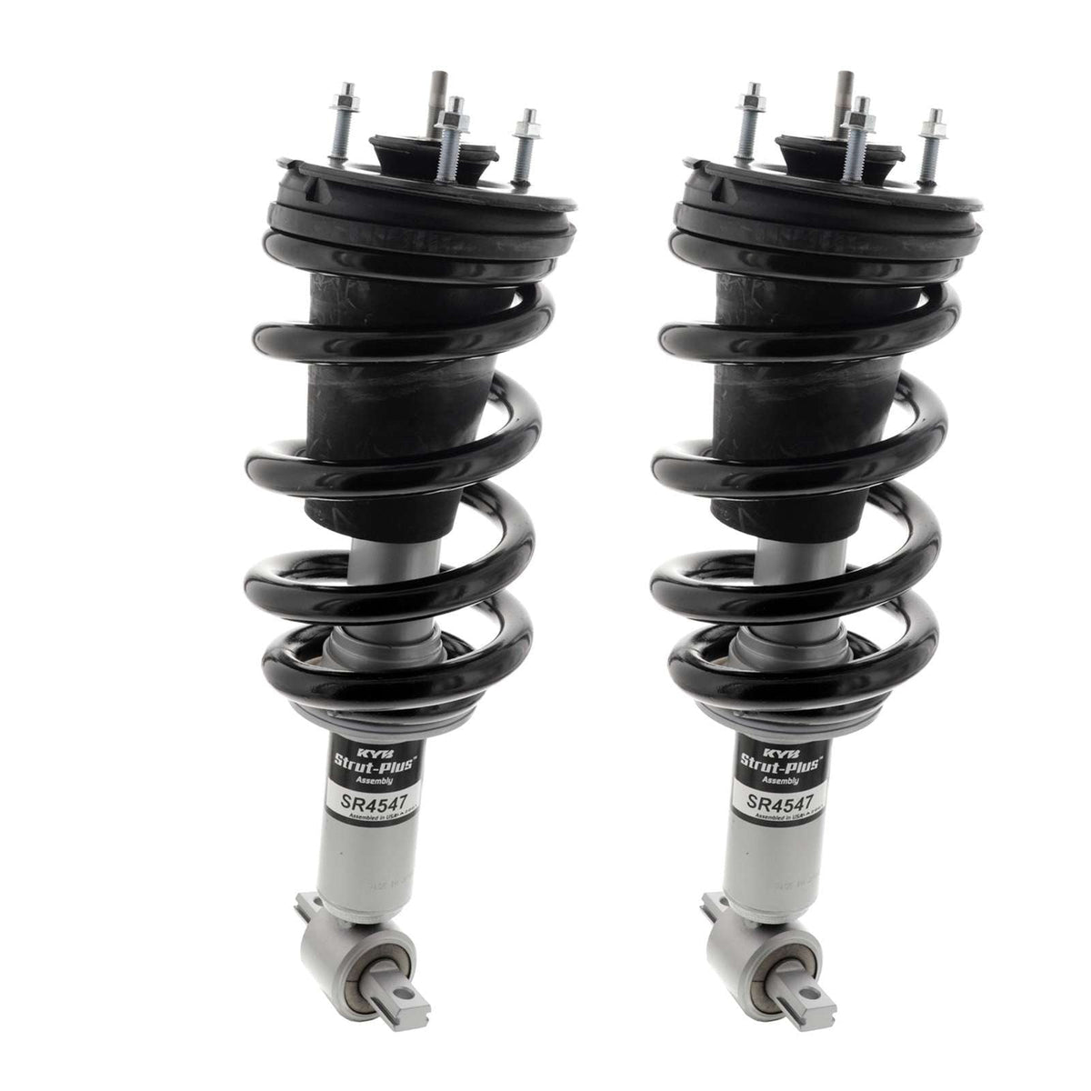 KYB Strut Plus Shocks & Spring Assembly Front Pair for 2014-2018 Chevrolet Silverado 1500 4WD