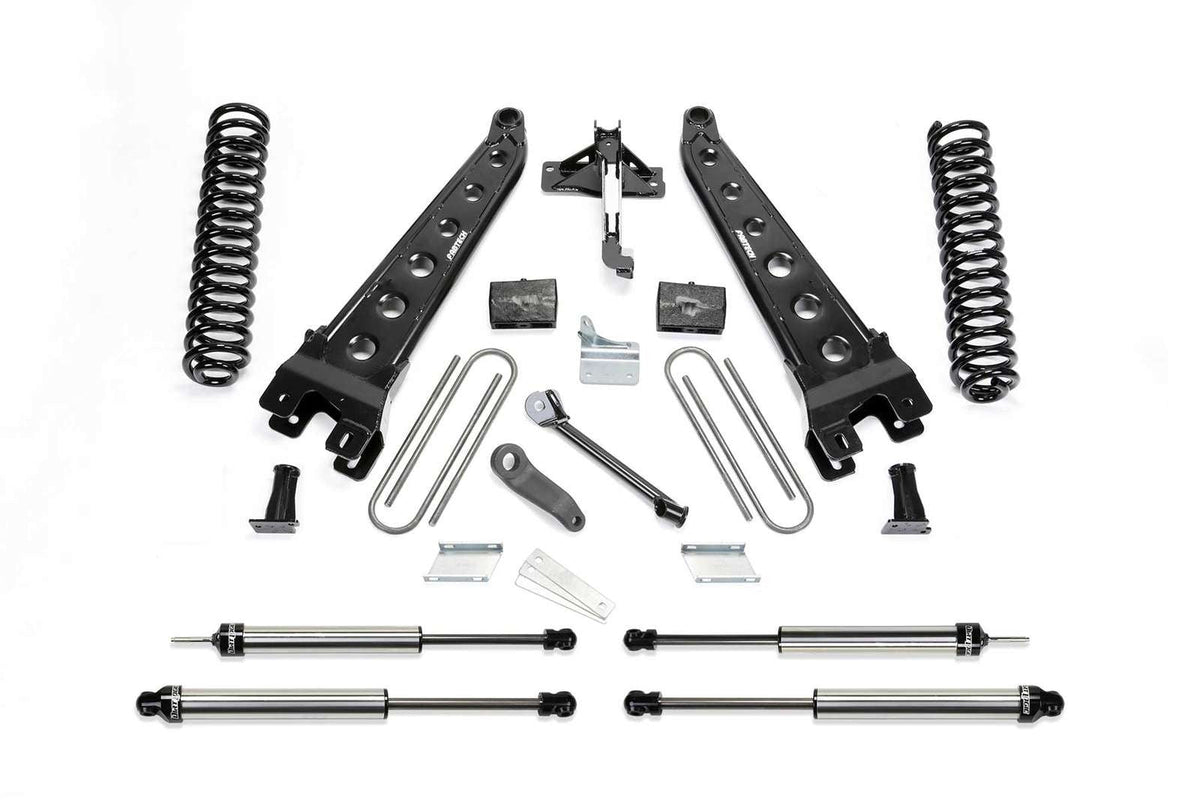 Fabtech 4" Radius Arm System w/Dirt Logic Shocks Kit for 2008-2016 Ford F350 Super Duty 4WD w/4" lift