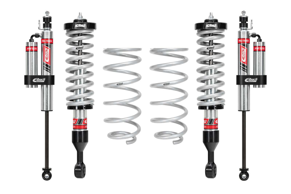 Eibach Pro-Truck Stage 2R Coilovers, Reservoir Shocks, & Rear Springs Set for 2010-2024 Toyota 4Runner 4WD RWD w/2-4" lift
