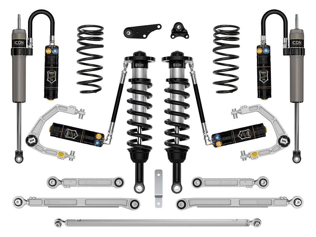 Icon 1.25-3" Lift Stage 9 Suspension System CDXS Billet Kit for 2024-2025 Toyota Land Cruiser