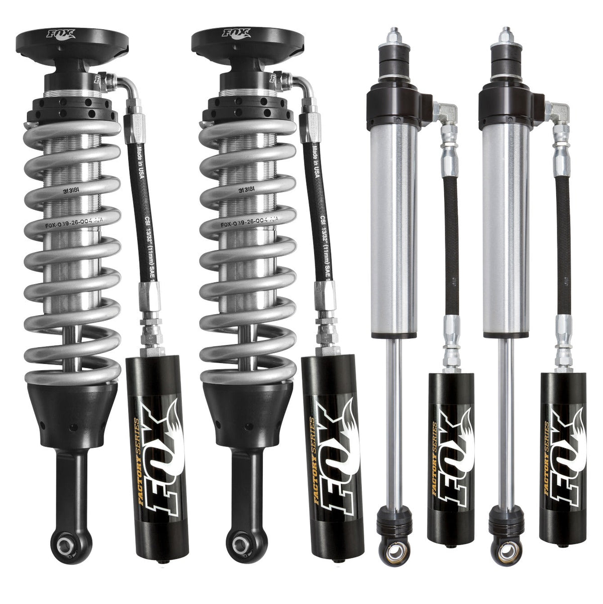 FOX Factory Race 2.5 Reservoir Shock Kit 0-2" Lift 880-02-376, 883-24-007