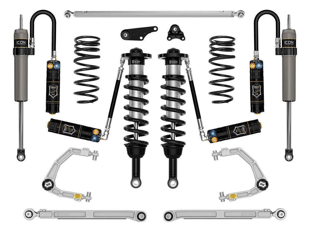 Icon 1.25-3" Lift Stage 8 Suspension System CDXS Billet Kit for 2024 Toyota Land Cruiser